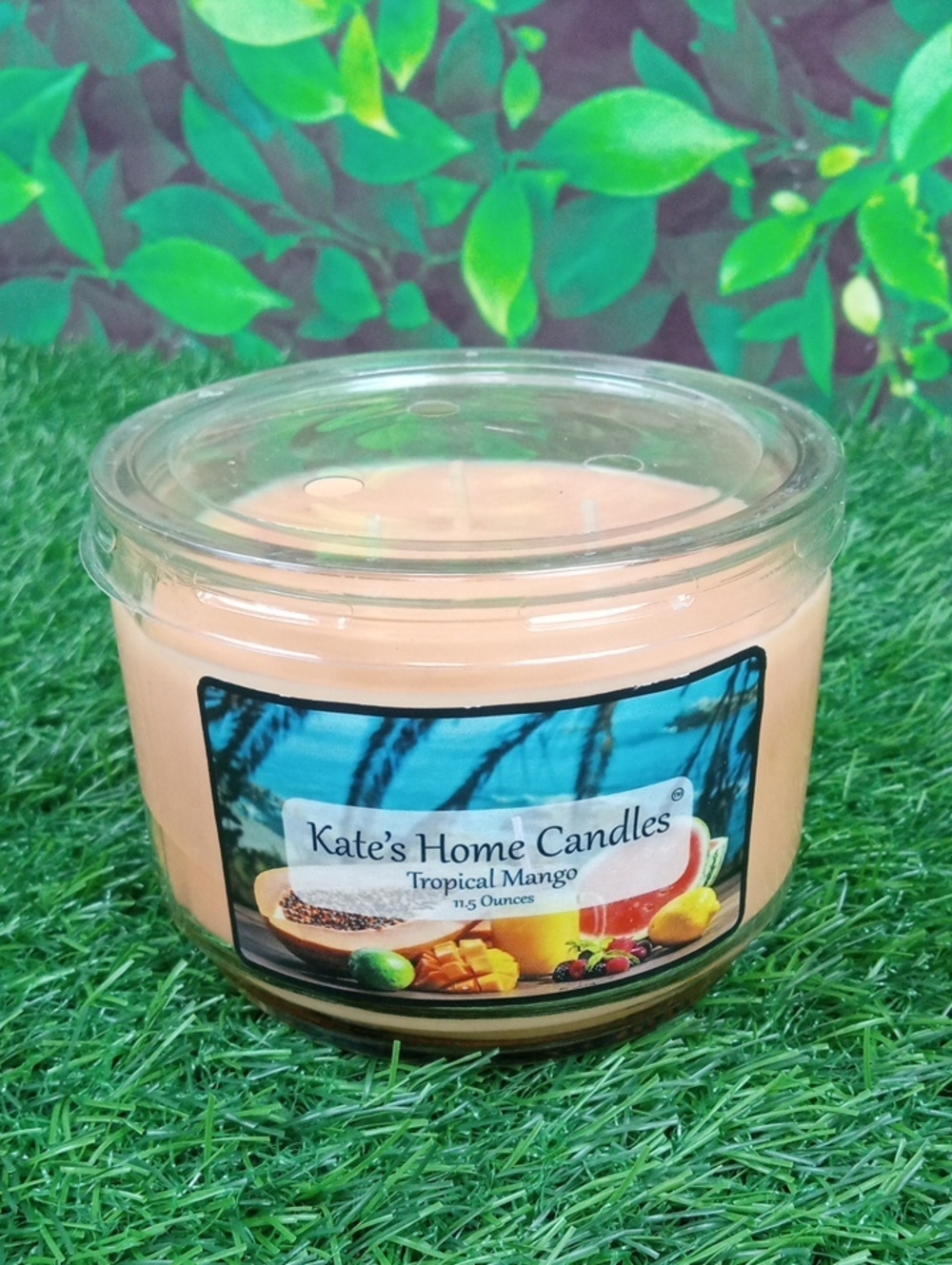 ⛱️🍒 Kate's Home Tropical Mango Scented Candle